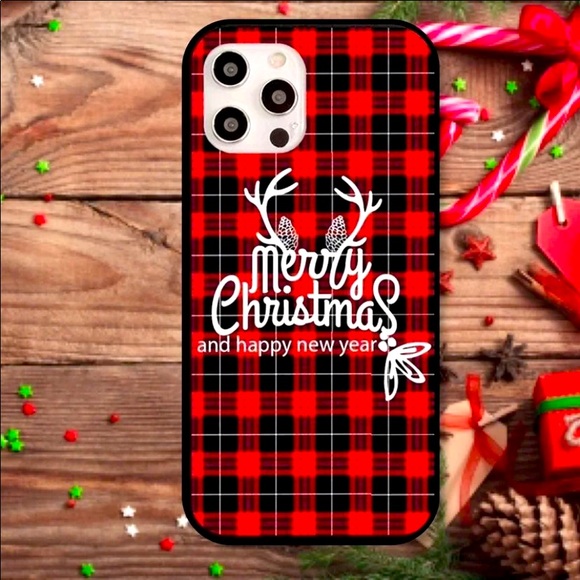 COPY - NEW iphone 12 PRO MAX Christmas Case!❤️🖤🦌 - Picture 1 of 1